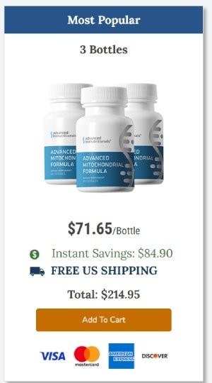 Buy Advanced Mitochondrial Formula 3 Bottles