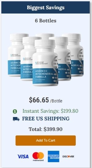 Buy Advanced Mitochondrial Formula 6 Bottles
